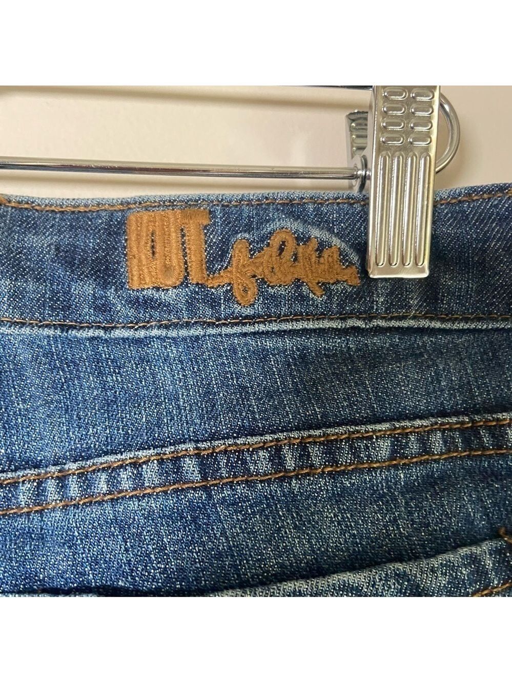 KUT from Kloth Sienna Skinny  Cropped Cut 3867 Jeans Dark Blue Size 6 - Picture 11 of 12